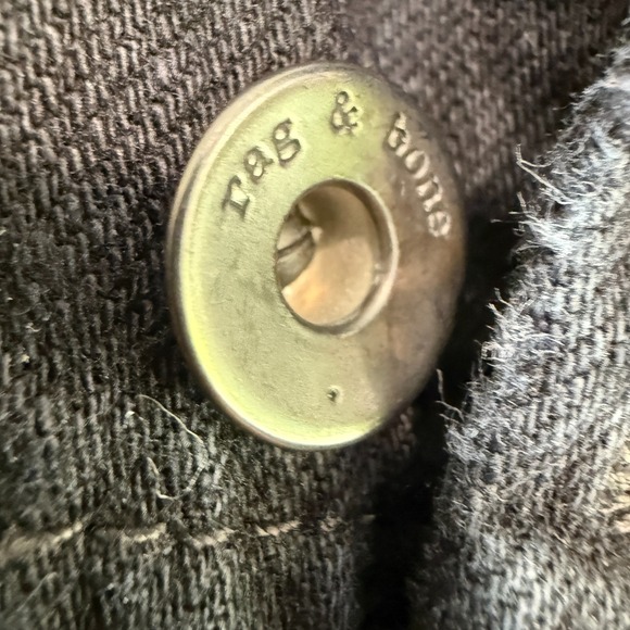 Rag & Bone x Playstation Trucker Jacket Adult XS Black Denim Embroidered Rare - Picture 4 of 14